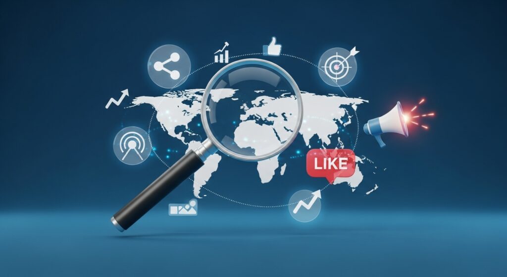 seo strategy diagram showing keyword research on-page optimization and ranking growth