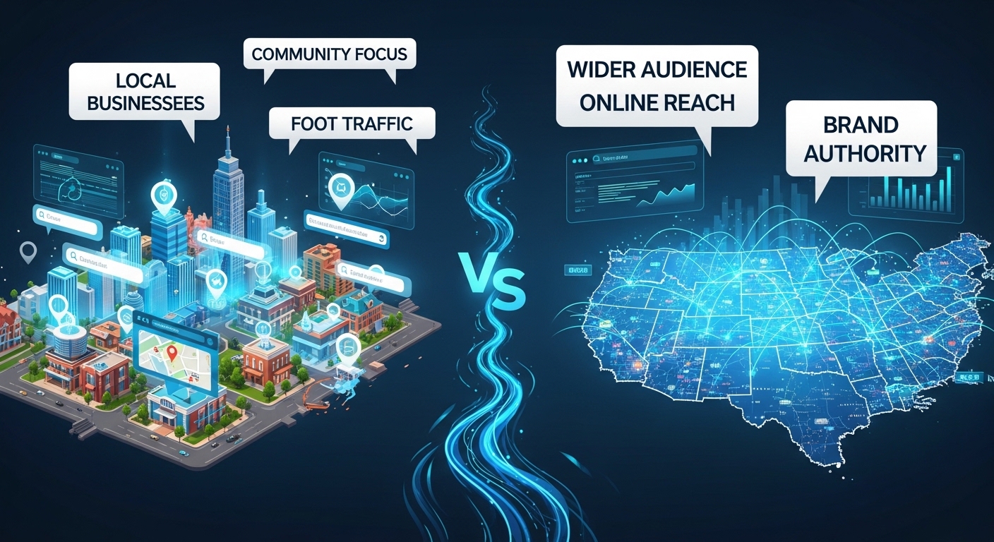 Local SEO and National SEO